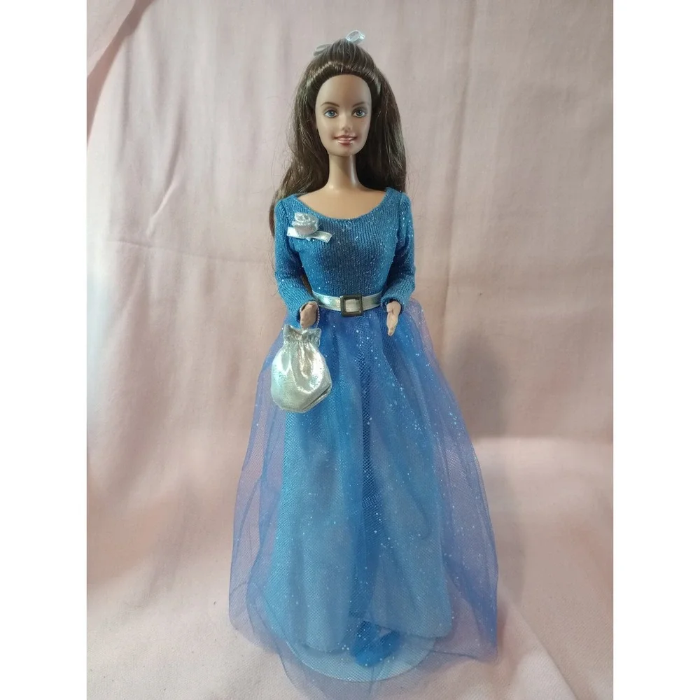 1999 Barbie Little Debbie 40th Anniversary Doll Blue Gown Purse Shoes Mattel